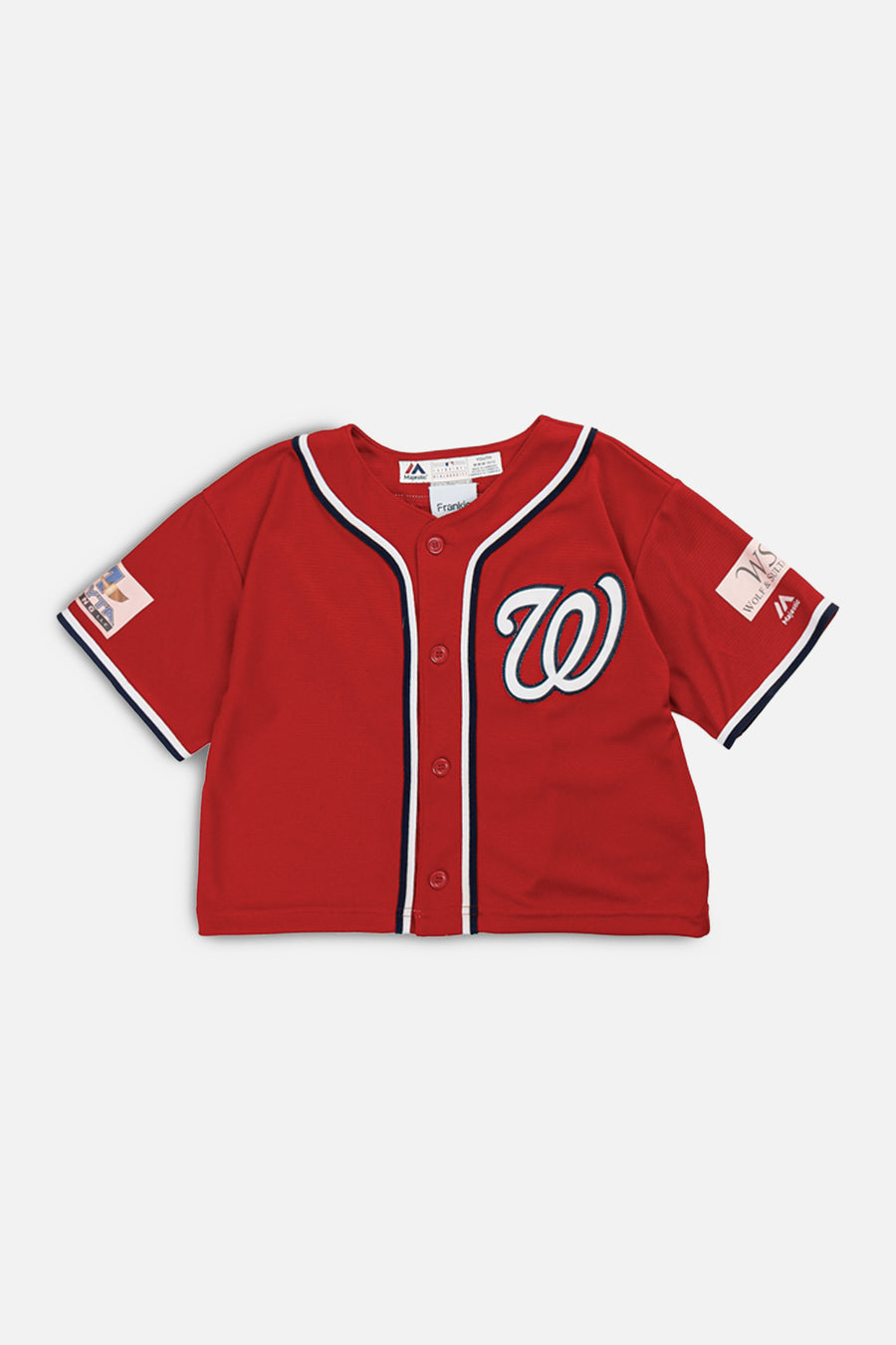 Rework Crop Washington Nationals MLB Jersey - XS