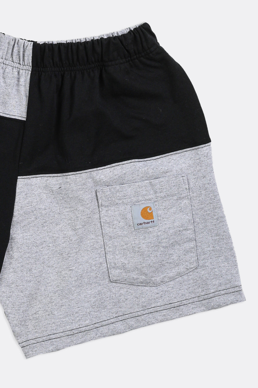 Unisex Rework Carhartt Patchwork Tee Shorts - XS, S, M, L, XL