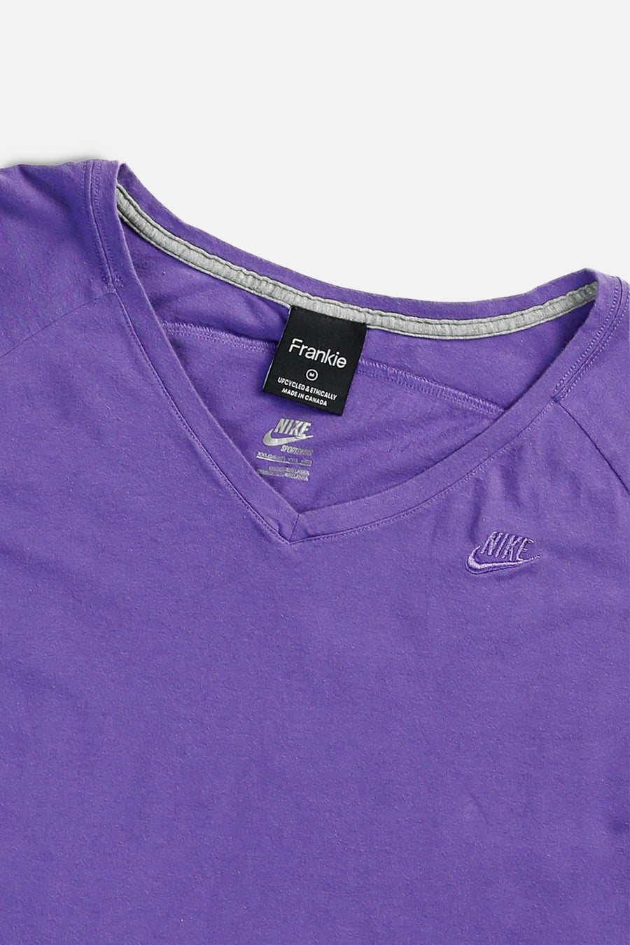 Rework Nike Crop Long Sleeve Tee - M