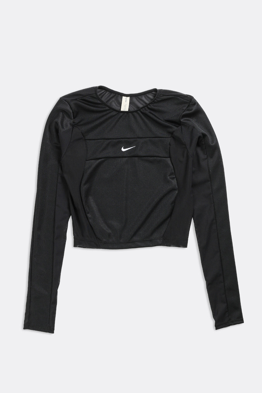 Rework Nike Wave Mesh Long Sleeve Top - M