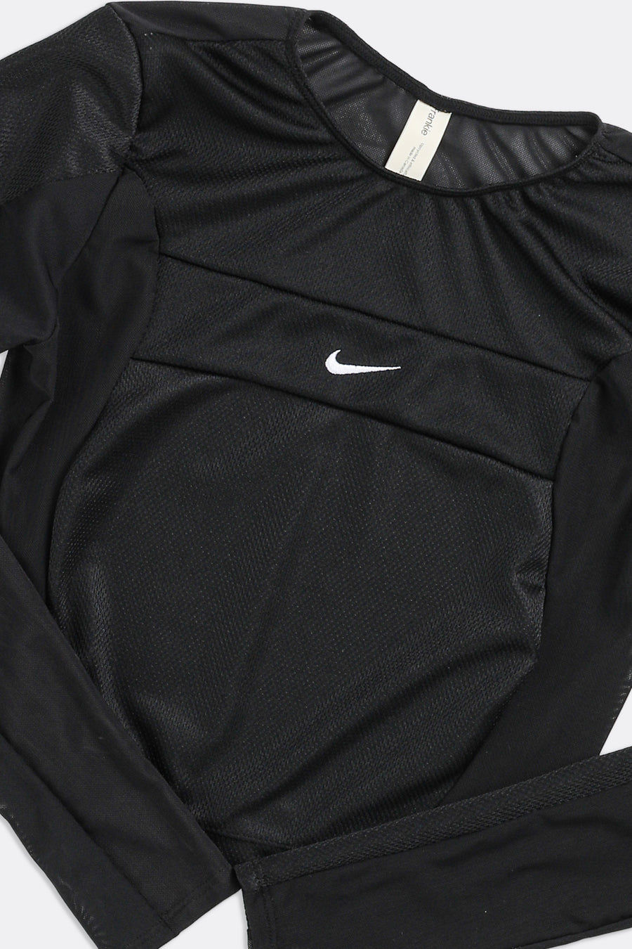 Rework Nike Wave Mesh Long Sleeve Top - M