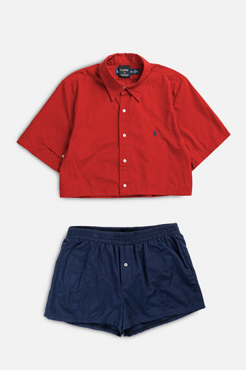 Rework Oxford Shorts Set - M