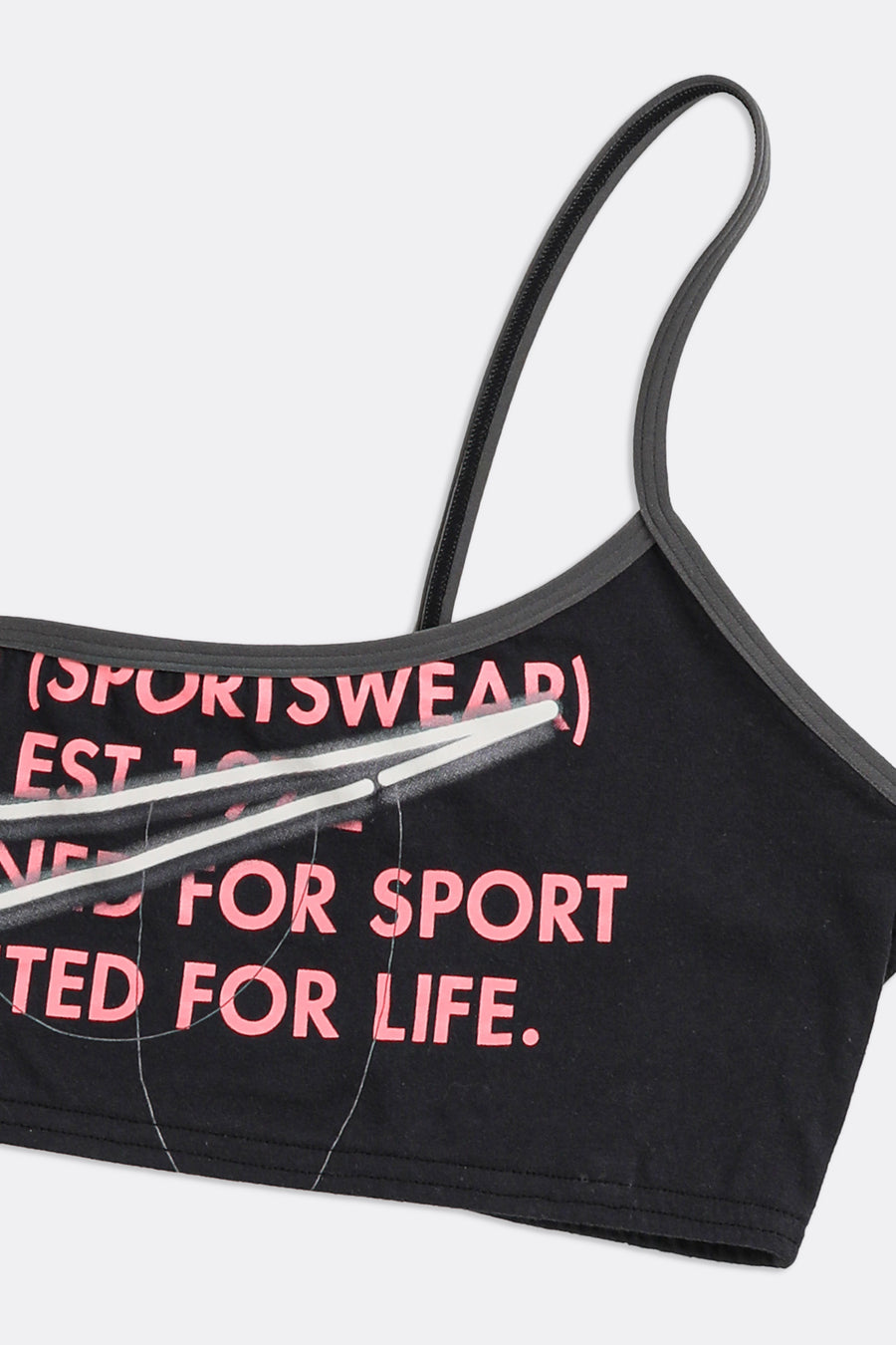 Rework Nike One Shoulder Bra Top - L