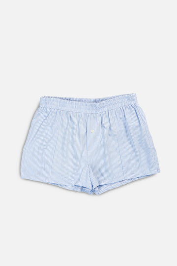 Rework Oxford Mini Boxer Shorts - S