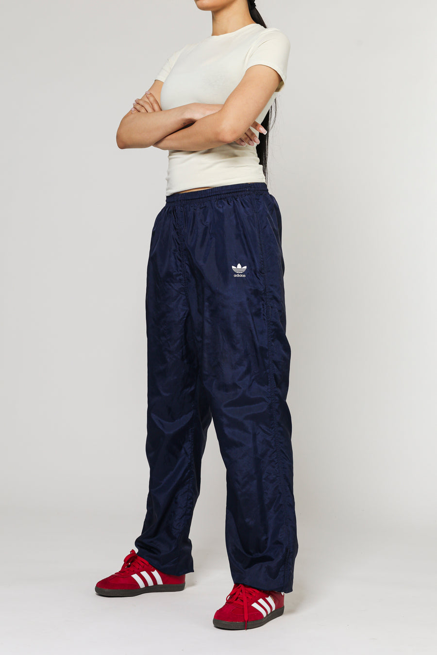 Vintage Adidas Windbreaker Pants - M