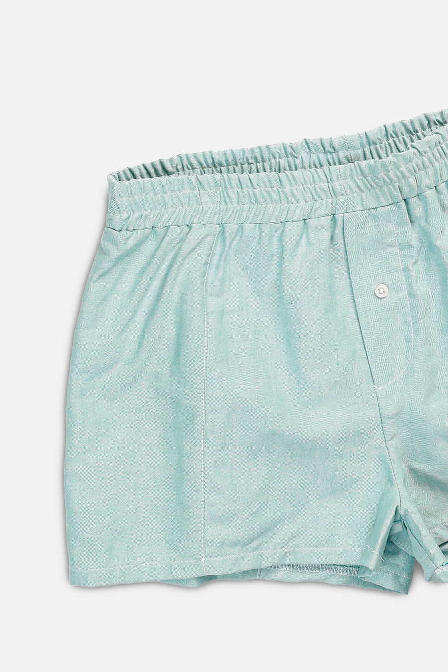 Rework Oxford Mini Boxer Shorts - L