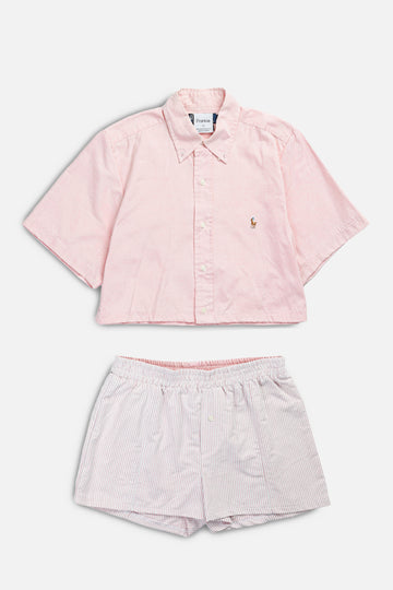 Rework Oxford Shorts Set - S