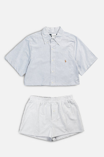 Rework Oxford Shorts Set - S