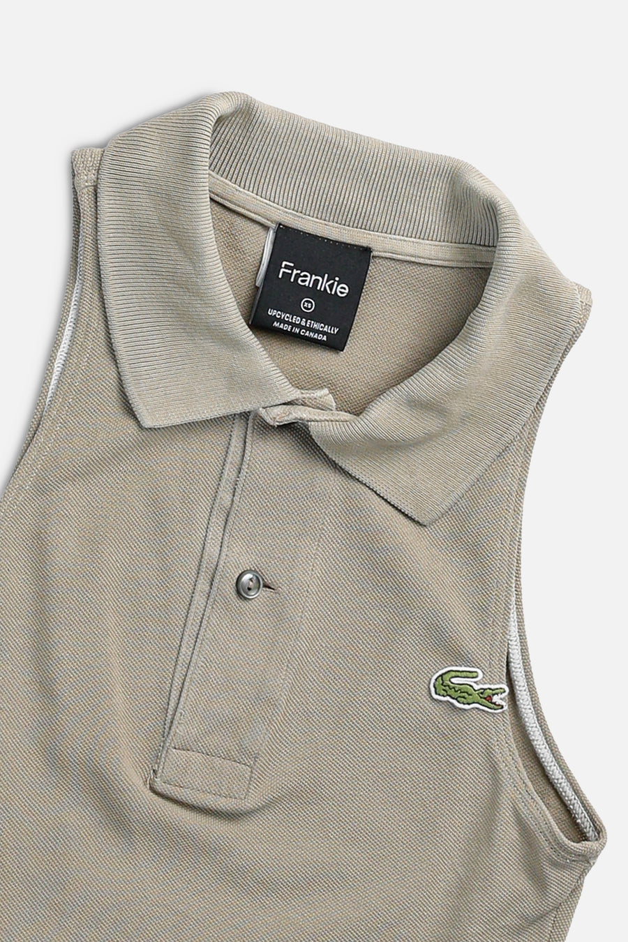 Rework Lacoste Collared Tank - XS