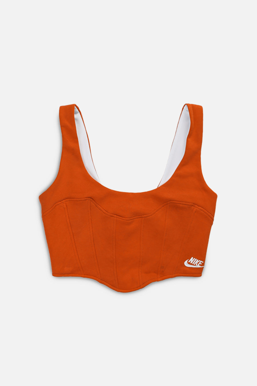 Rework Nike Sweatshirt Bustier - S