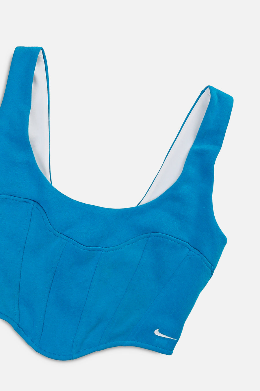 Rework Nike Sweatshirt Bustier - S