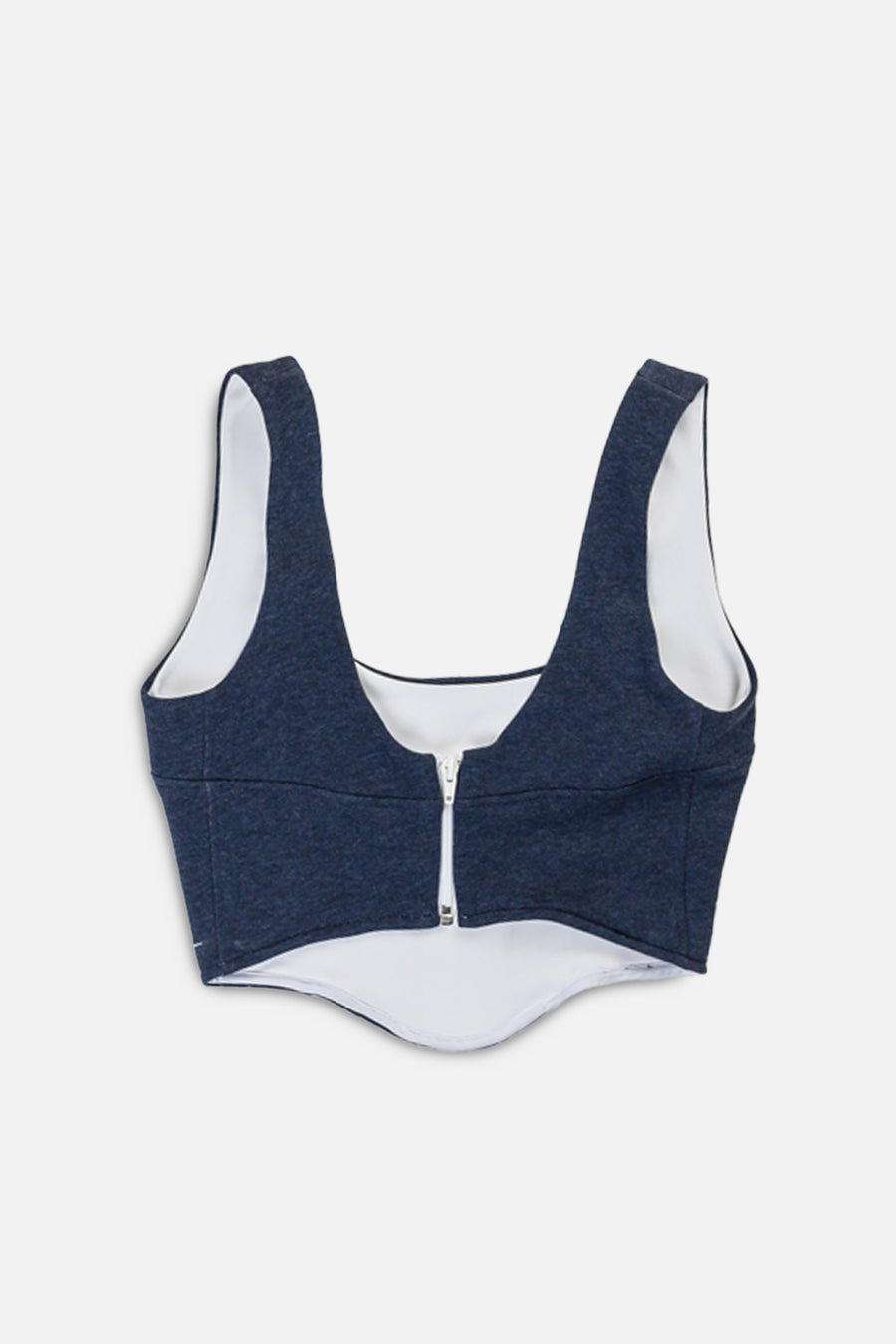 Rework Nike Sweatshirt Bustier - XS