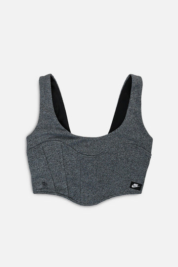 Rework Nike Sweatshirt Bustier - S