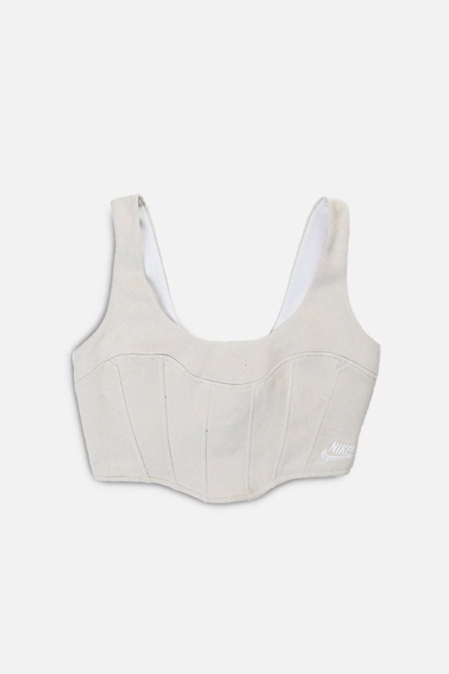 Rework Nike Sweatshirt Bustier - S