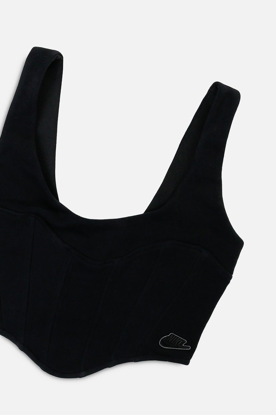 Rework Nike Sweatshirt Bustier - S