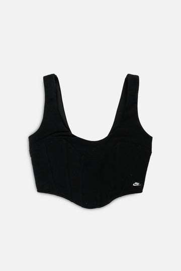 Rework Nike Sweatshirt Bustier - S