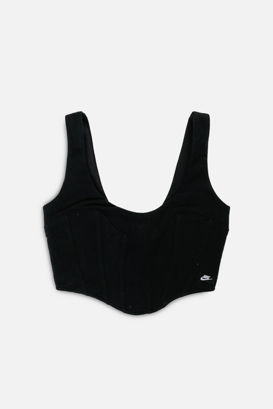 Rework Nike Sweatshirt Bustier - S