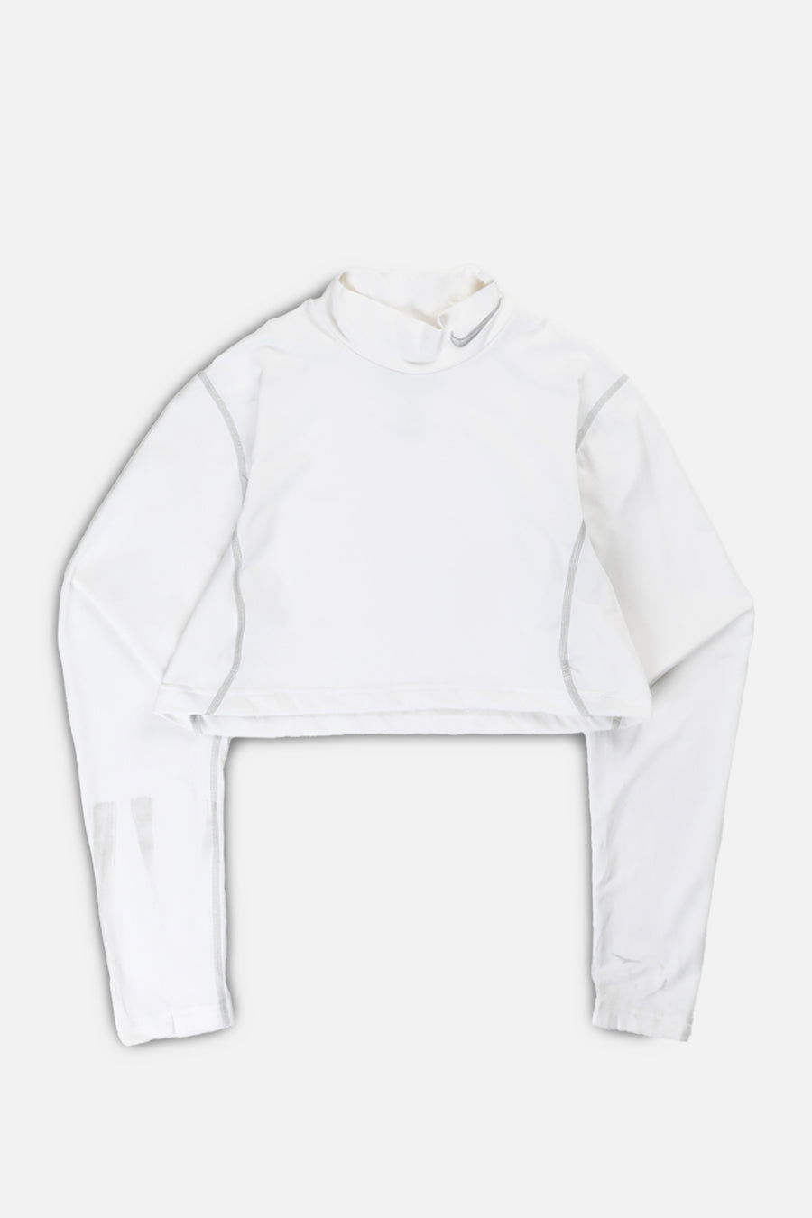 Rework Nike Crop Long Sleeve Tee - XS