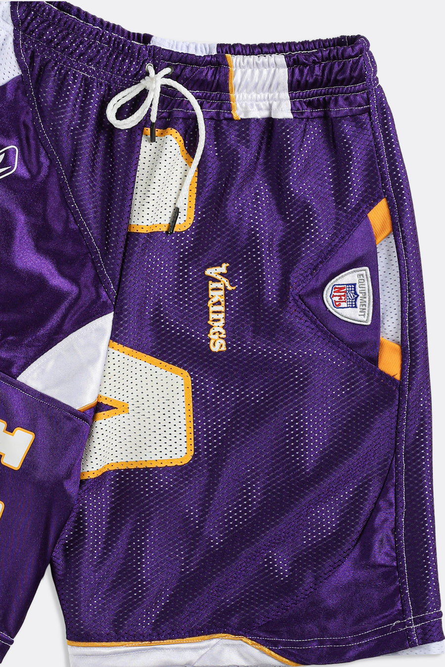 Unisex Rework Vikings NFL Jersey Shorts - Women-M, Men-S