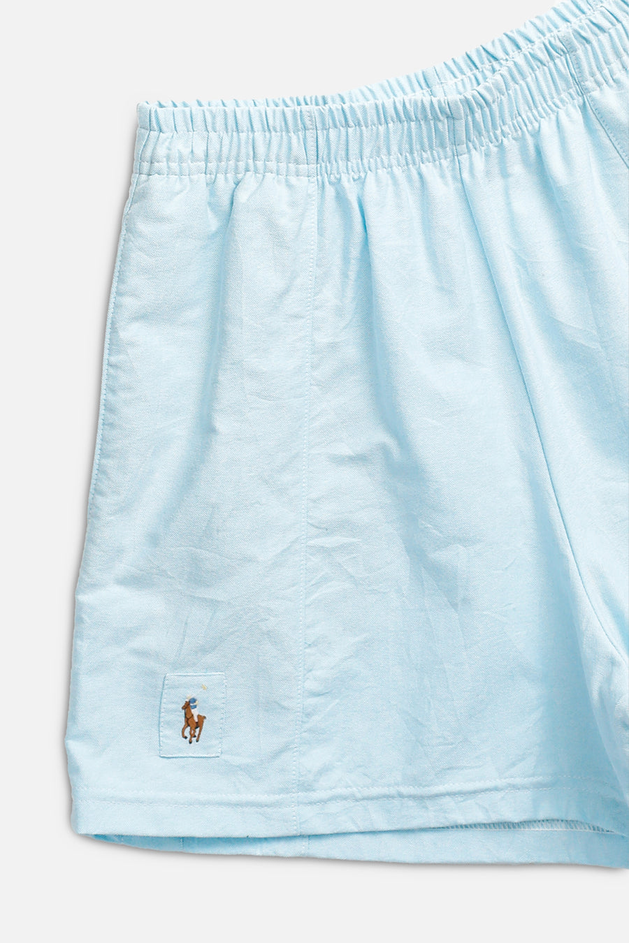 Unisex Rework Oxford Boxer Shorts - XS