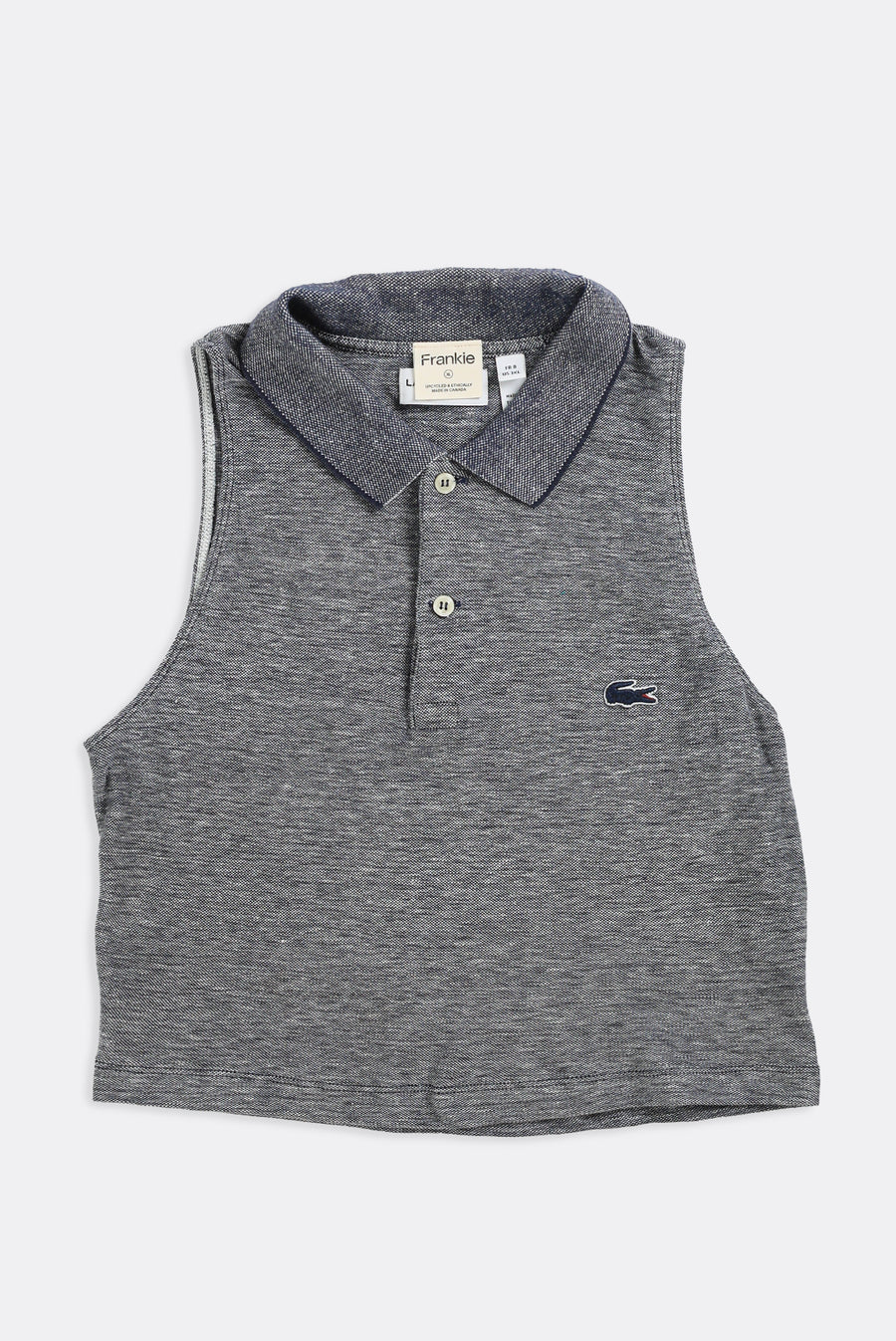 Rework Lacoste Collared Tank - XL