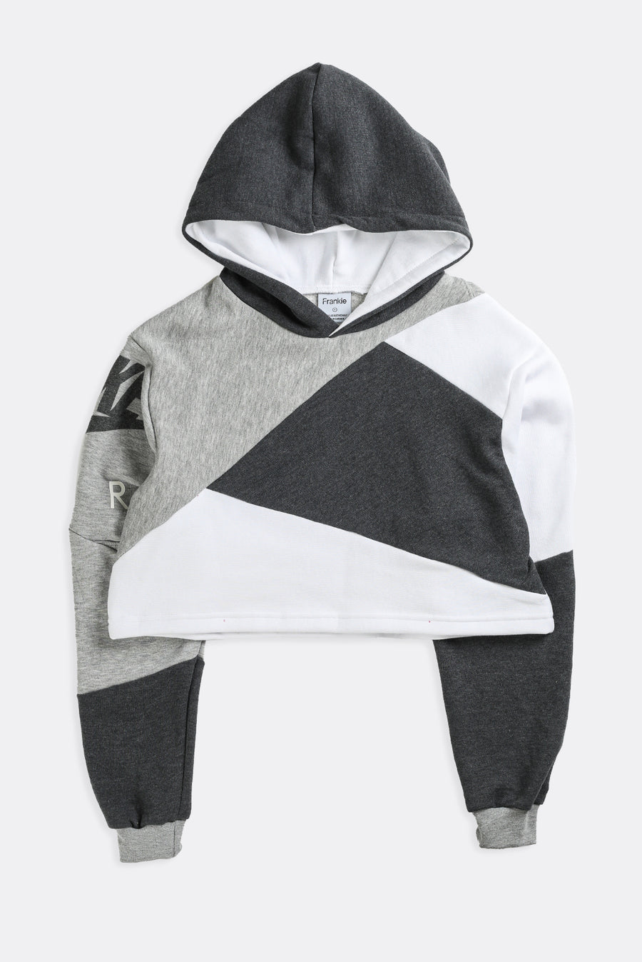 Rework Nike Patchwork Crop Sweatshirt - S