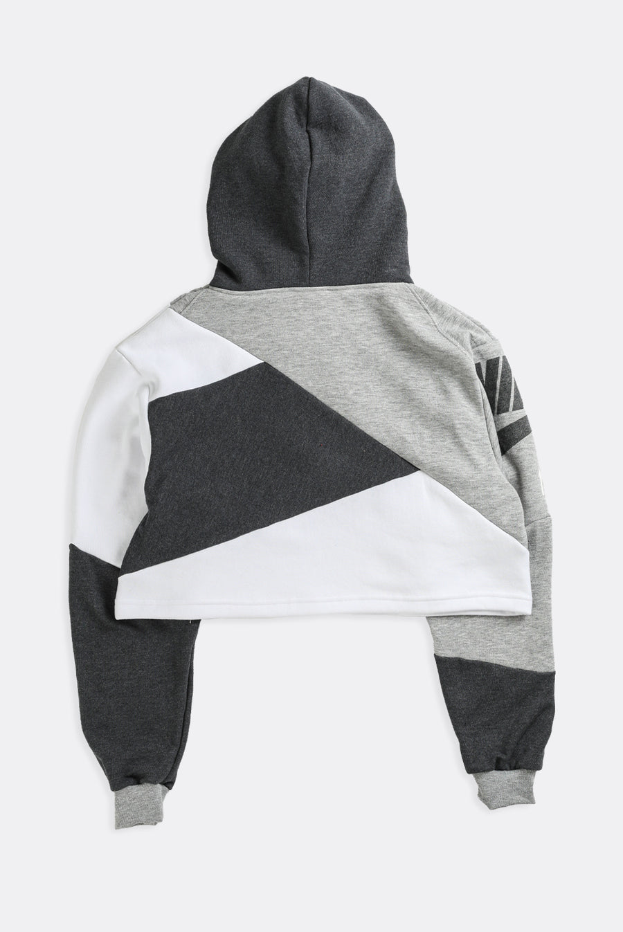 Rework Nike Patchwork Crop Sweatshirt - S