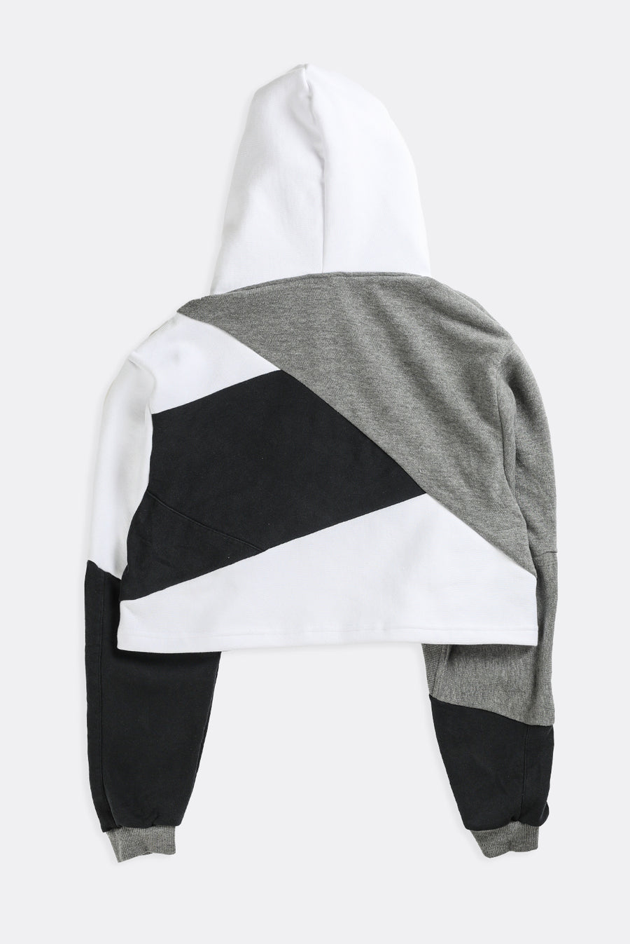 Rework Nike Patchwork Crop Sweatshirt - S