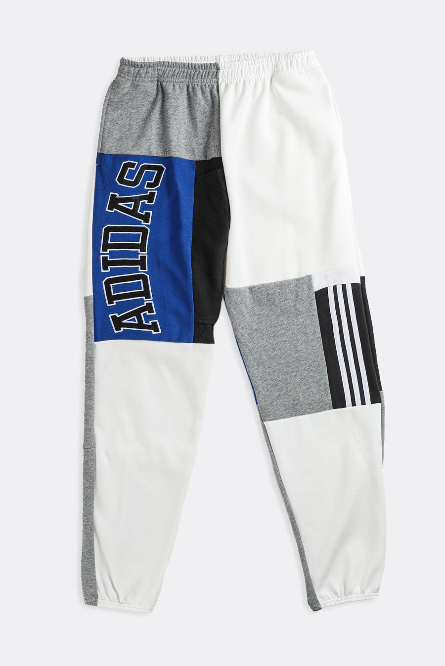 Unisex Rework Adidas Patchwork Sweatpants - L