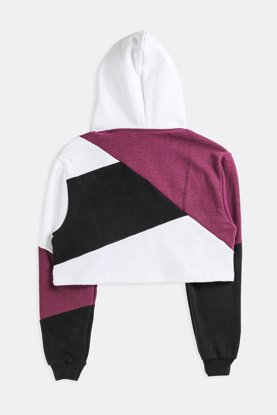 Rework Nike Patchwork Crop Sweatshirt - S