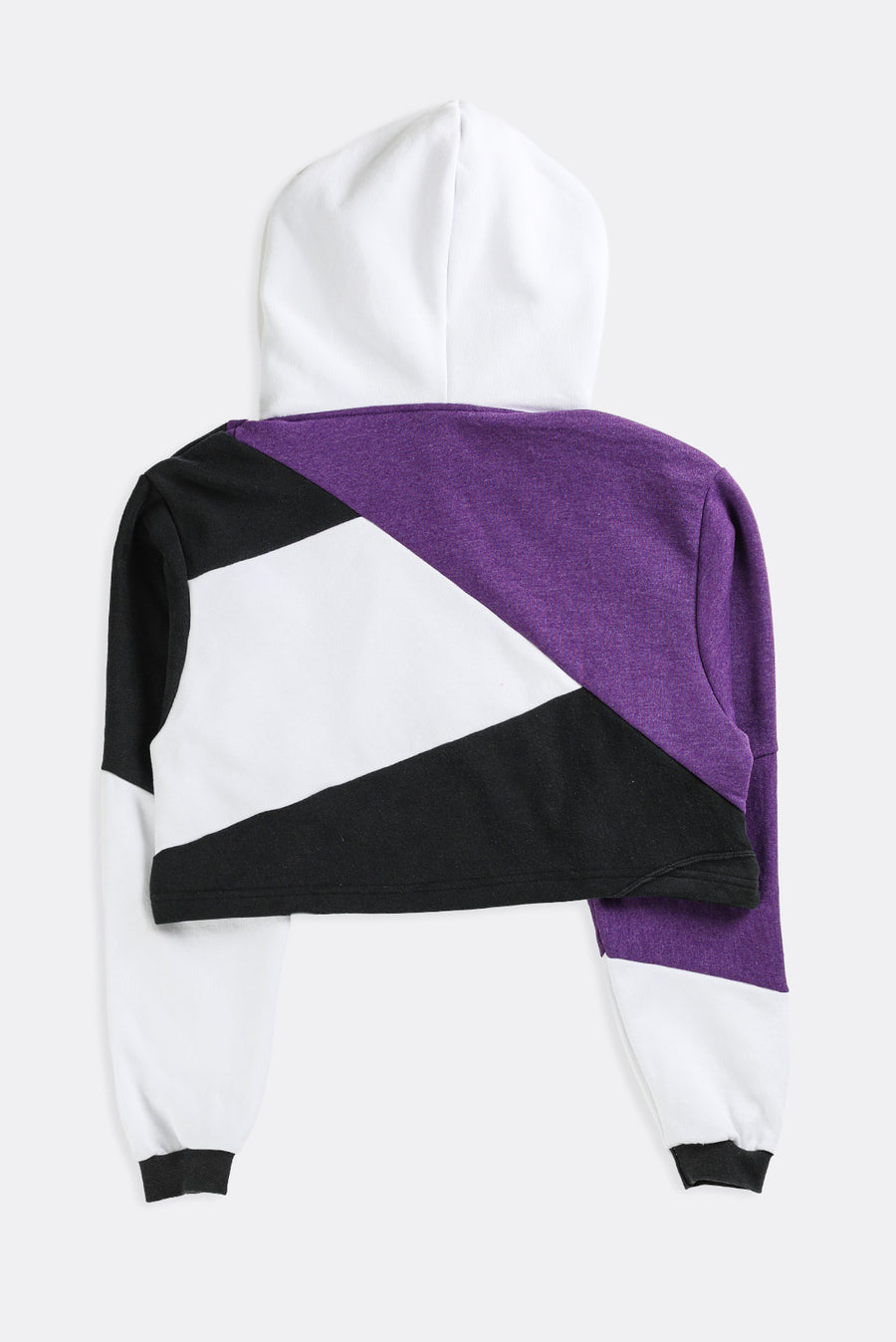 Rework Nike Patchwork Crop Sweatshirt - S