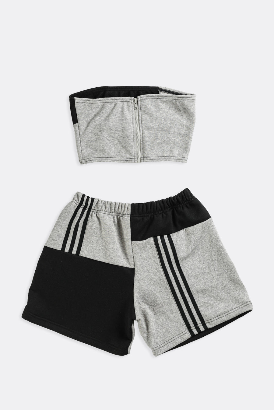 Rework Adidas Patchwork Sweatshorts Set - XS, S, M, L, XL