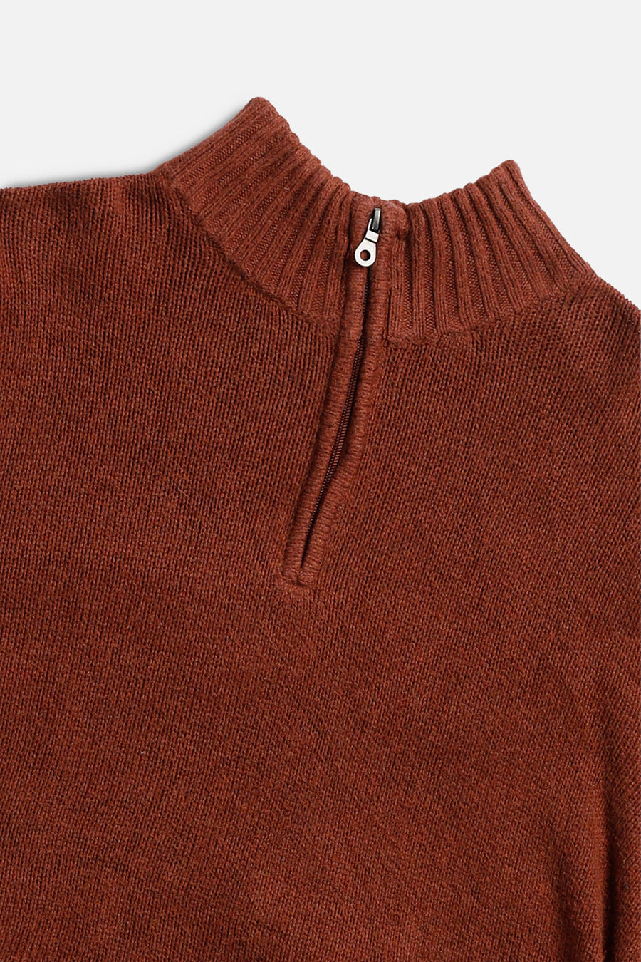 Rework Crop Knit Sweater - XXL