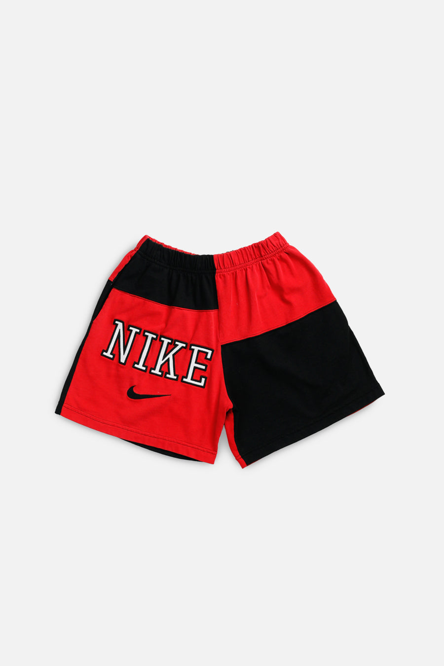 Unisex Rework Nike Patchwork Tee Shorts - S