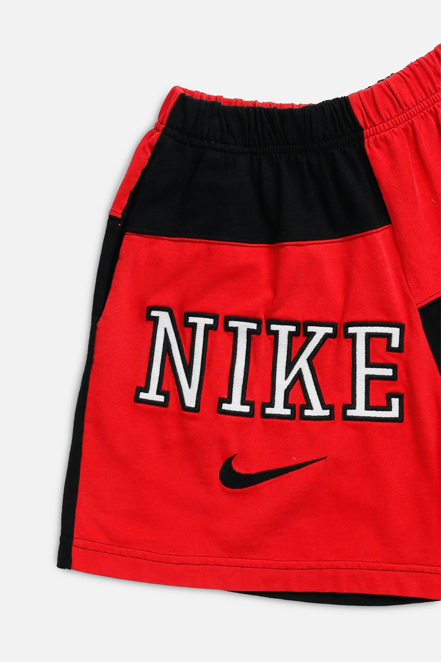 Unisex Rework Nike Patchwork Tee Shorts - S