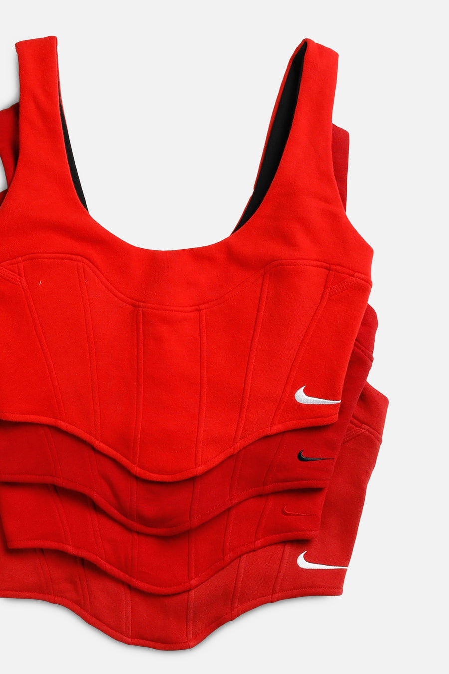 Rework Nike Sweatshirt Bustier - XS, S, M, L, XL, 2XL