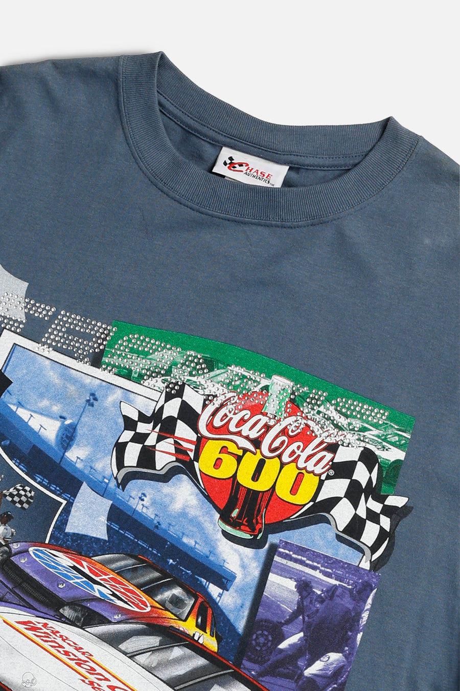 Frankie Rhinestone Racing Tee - XL