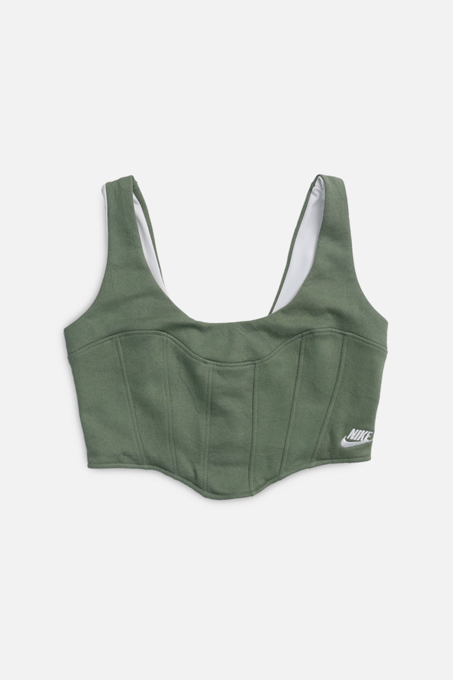 Rework Nike Sweatshirt Bustier - L