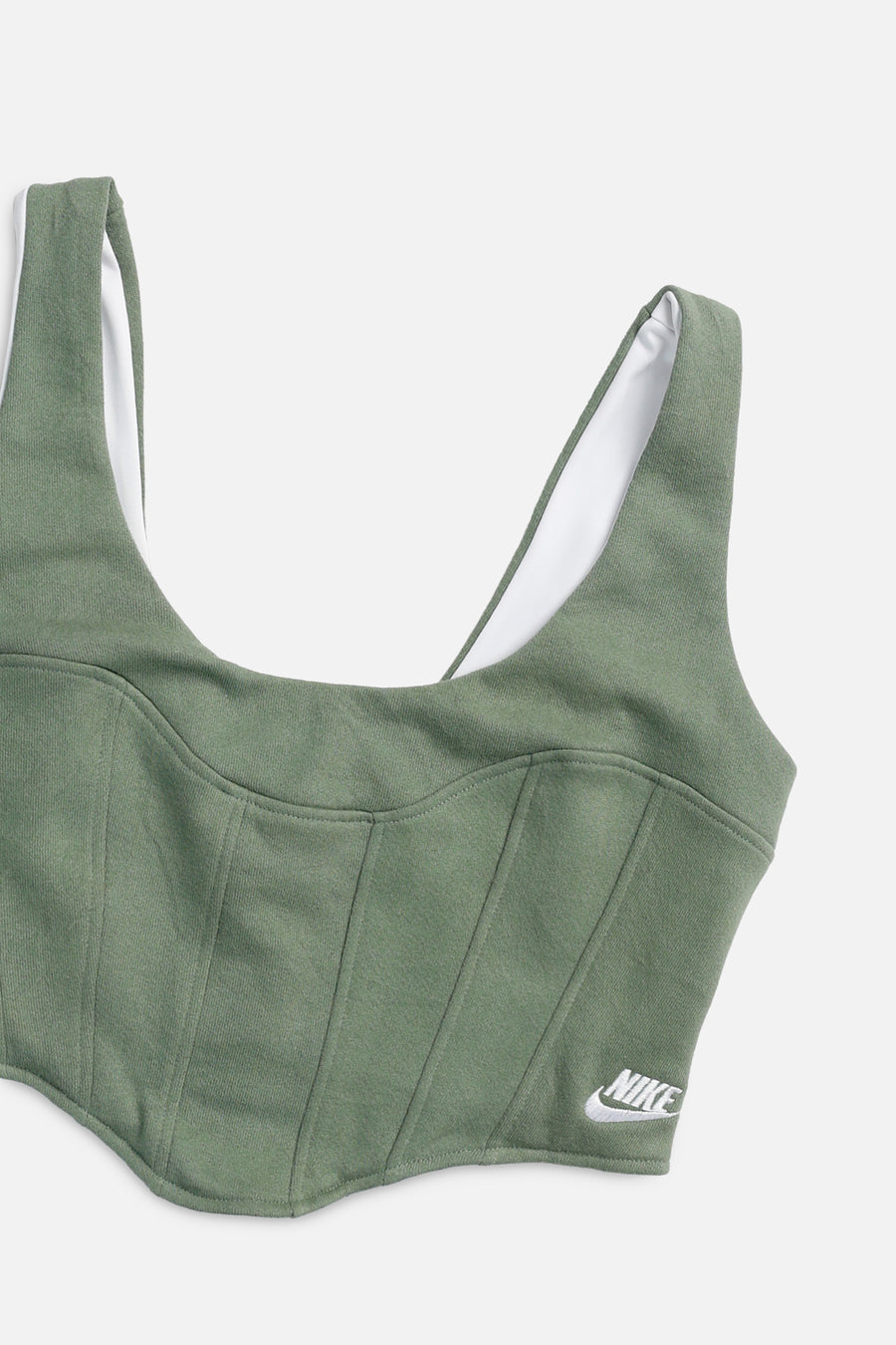 Rework Nike Sweatshirt Bustier - L