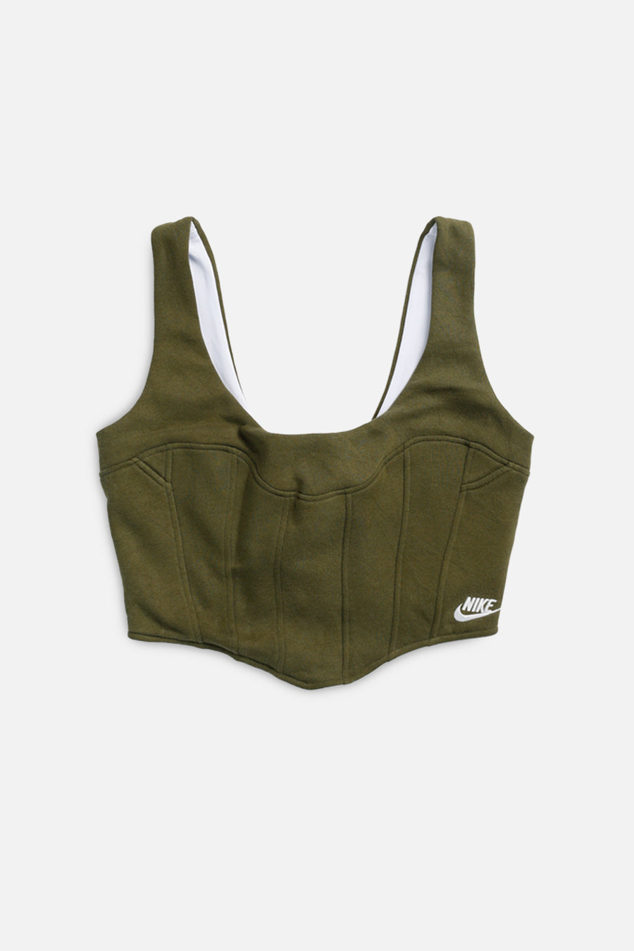 Rework Nike Sweatshirt Bustier - M