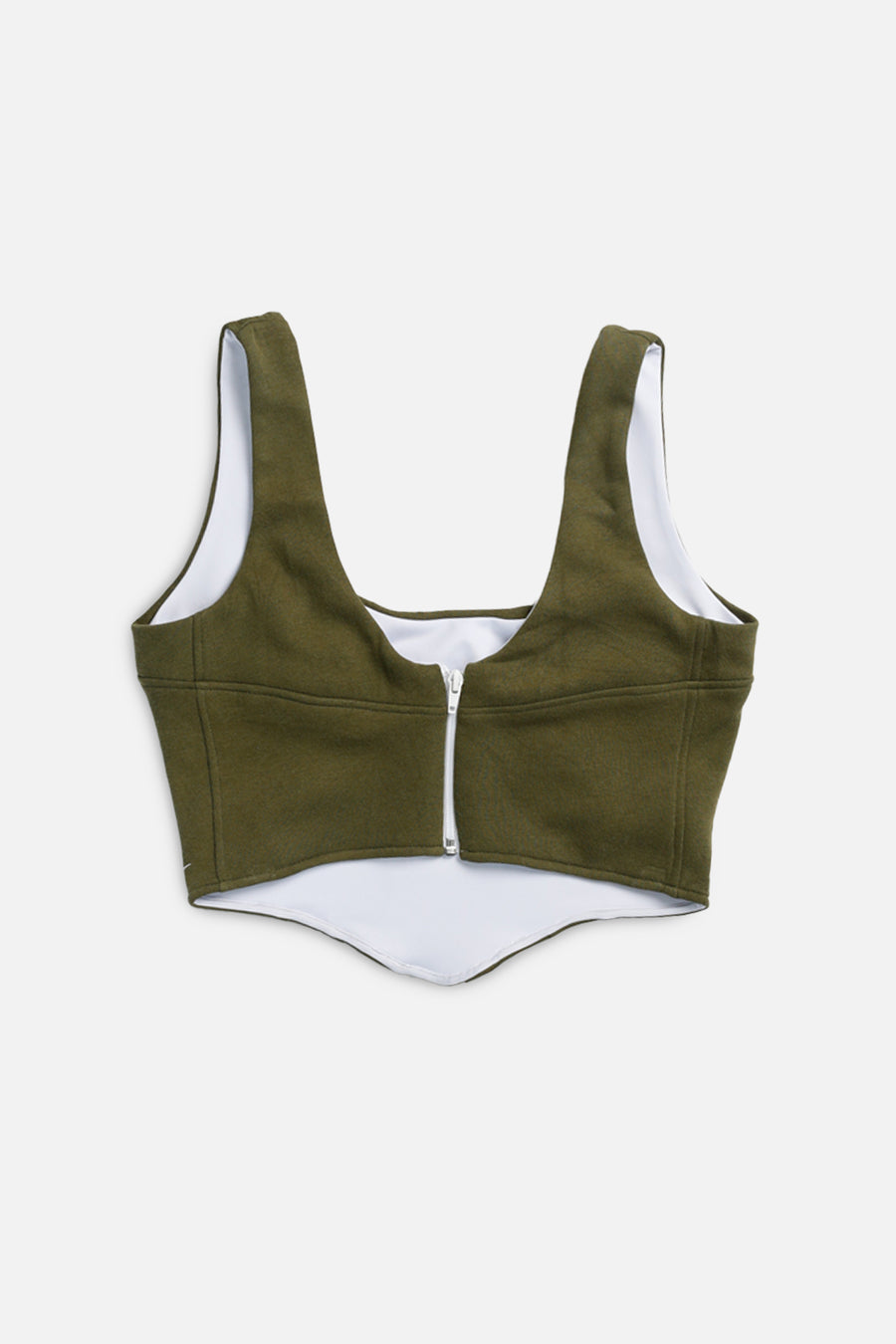 Rework Nike Sweatshirt Bustier - M