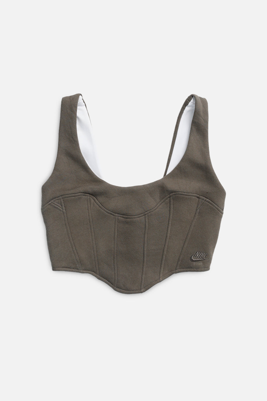 Rework Nike Sweatshirt Bustier - S