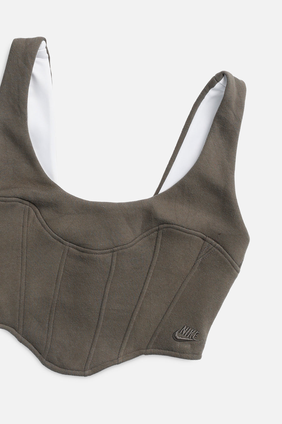 Rework Nike Sweatshirt Bustier - S