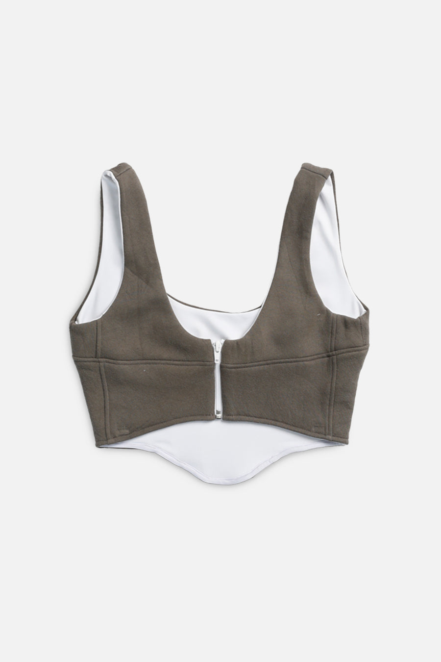 Rework Nike Sweatshirt Bustier - S