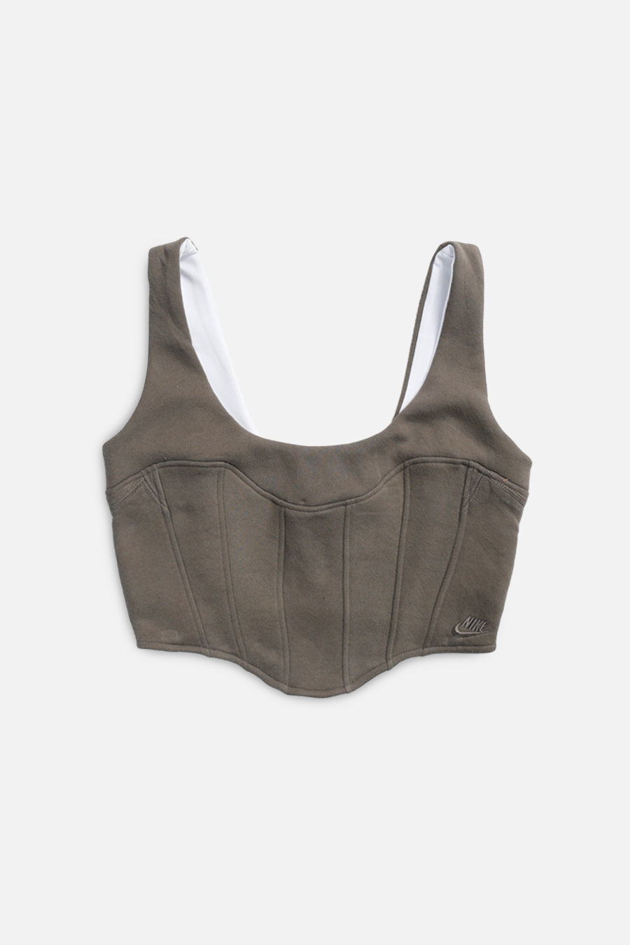 Rework Nike Sweatshirt Bustier - M