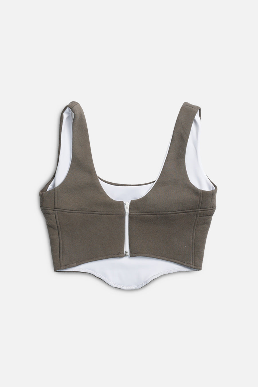 Rework Nike Sweatshirt Bustier - M