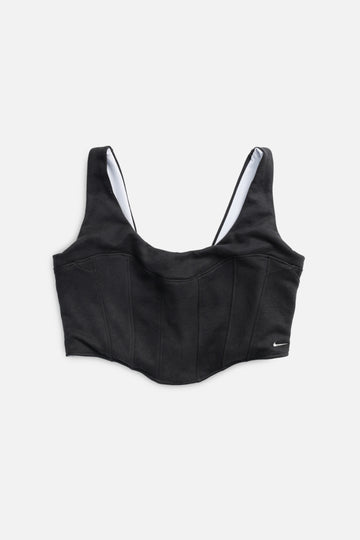 Rework Nike Sweatshirt Bustier - XXL