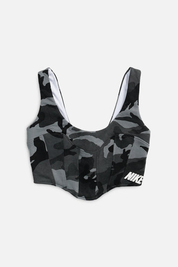 Rework Nike Sweatshirt Bustier - S