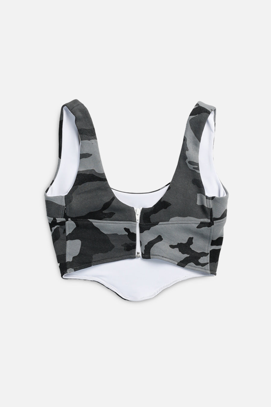 Rework Nike Sweatshirt Bustier - S