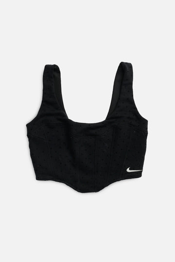 Rework Nike Sweatshirt Bustier - M